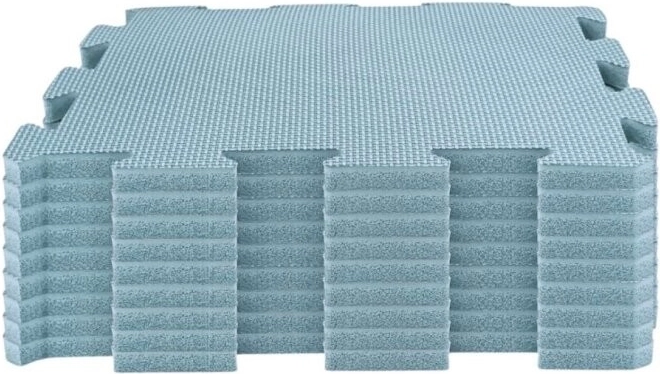 Alfombra de juego de espuma Nido nido tipo puzzle dusty blue (9 piezas)