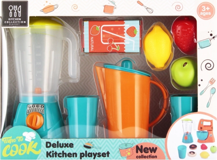 Set de cocina infantil con batidora