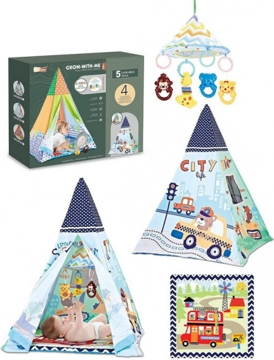 Tienda de campaña divertida para niños con alfombrilla 85 x 85 x 112 cm