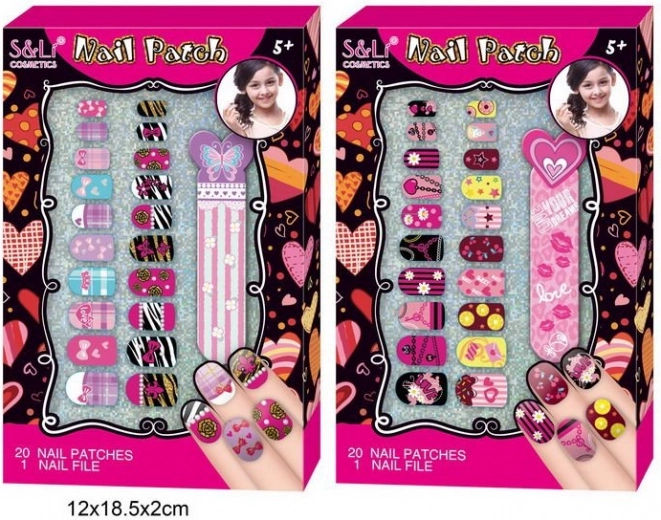 Set para decorar uñas con lima