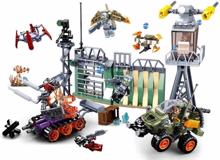 Sluban Atomic Storm – base defensiva (set de construcción)