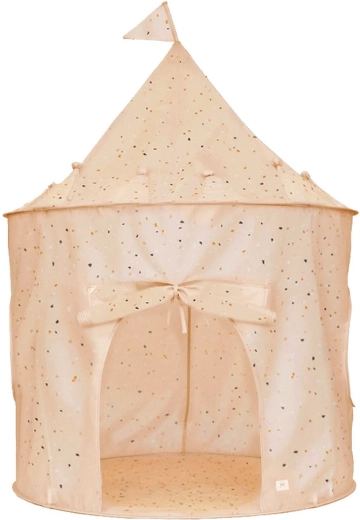 3 Sprouts tienda infantil de poliéster reciclado terrazzo clay