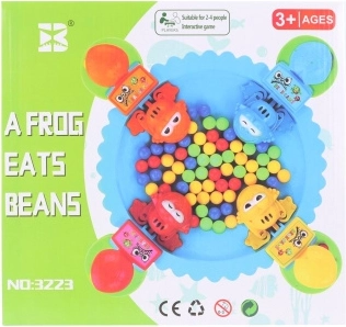 Ranas hambrientas – juego de mesa interactivo para niños 3+