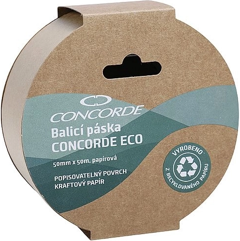 Cinta de embalaje de papel CONCORDE ECO 50 mm × 50 m