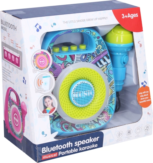Altavoz de karaoke con micrófono