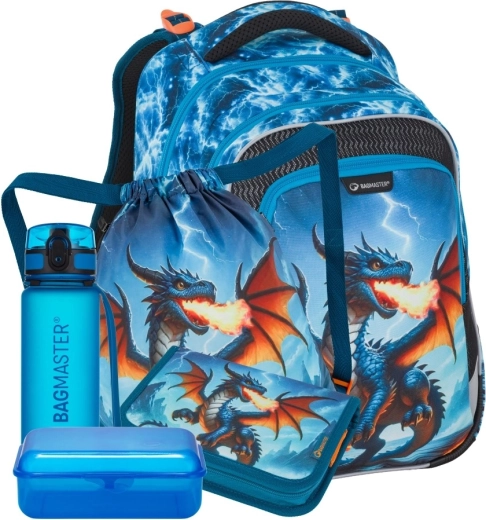 Set escolar Bagmaster LUMI 26 D Drak