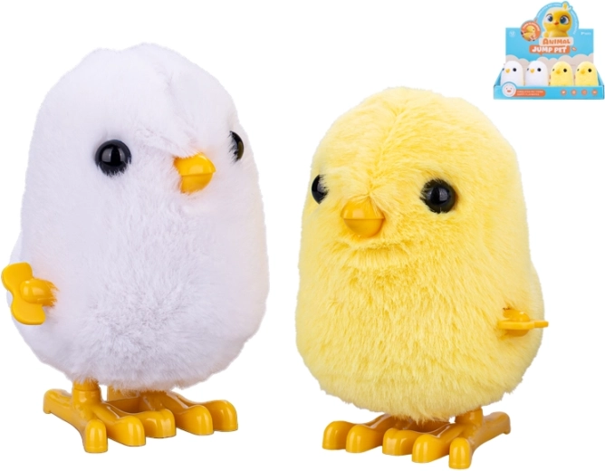 Pollito de peluche con llave de cuerda de 9 cm
