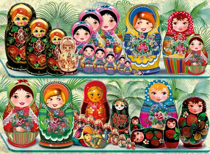 Puzzle Matrioshkas de 6000 piezas