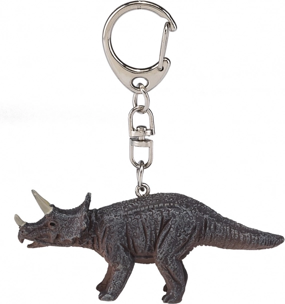 Llavero Mojo con figura de Triceratops