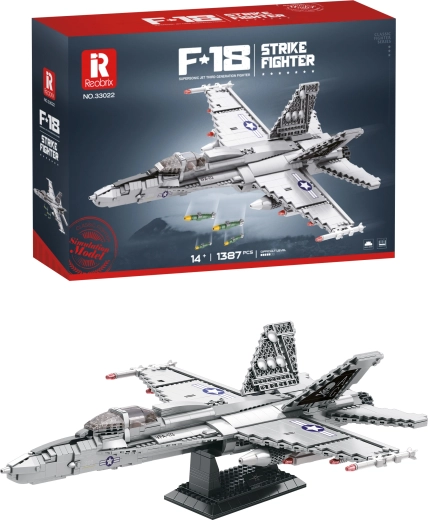 Kit de construcción del caza F-18 – 1387 piezas