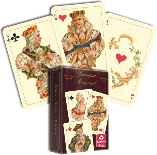 Cartas de juego clásicas Imperial (55 cartas)