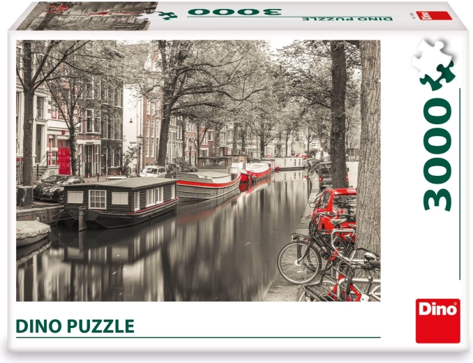 Elegante motivo del canal de Ámsterdam
