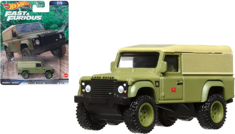 Hot Wheels Land Rover Defender 110 – modelo coleccionable 1:64 de Fast & Furious