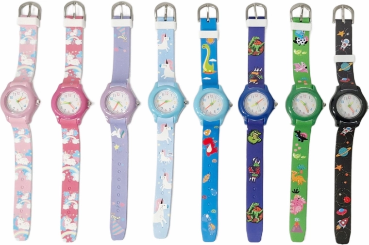 Reloj infantil con correa de silicona