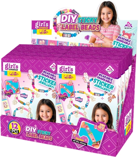 Kit creativo para hacer pulseras con pegatinas