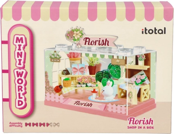i-Total diorama DIY de floristería para montar