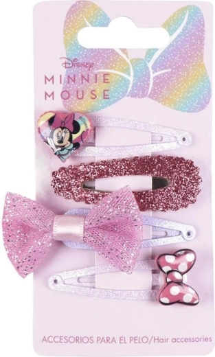 Set de 4 horquillas para el pelo Minnie - Cerda