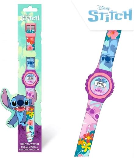 Reloj digital de silicona Lilo y Stitch - 1 pieza