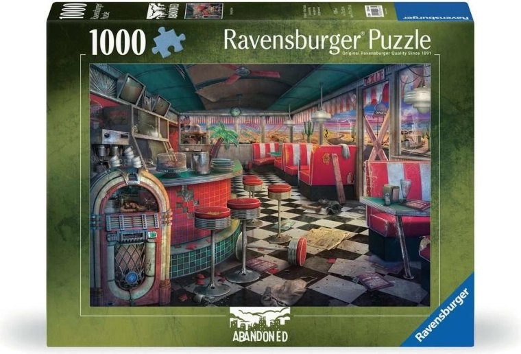 Puzzle Ravensburger Lugares abandonados: bistró en ruinas 1000 piezas
