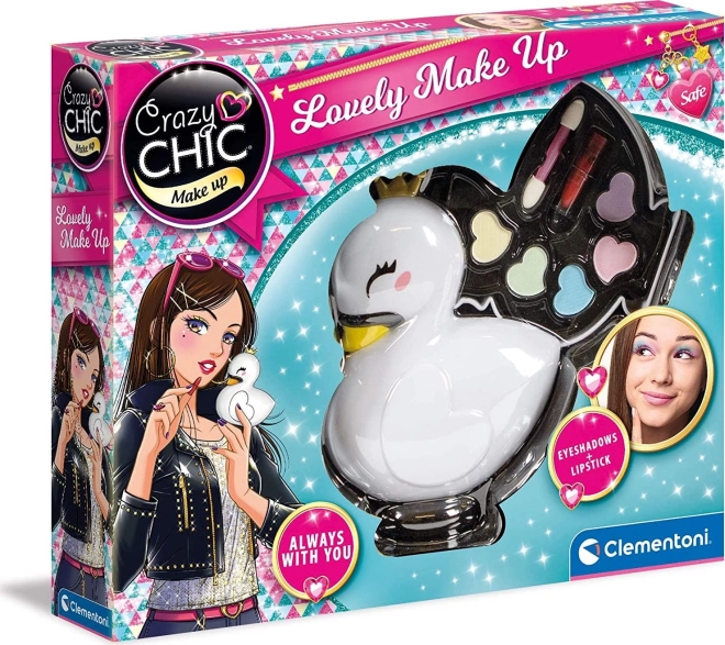 Crazy Chic Lovely laboratorio de maquillaje cisne CLEMENTONI