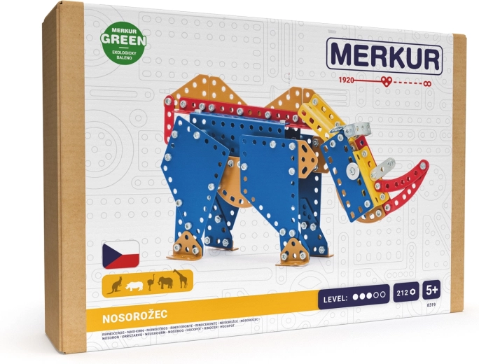 Merkur Zoo – rinoceronte, 212 piezas