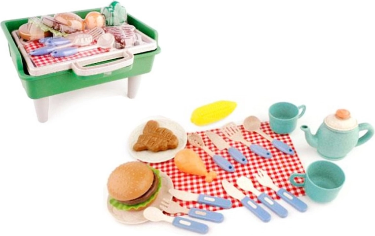 Set de cocina infantil – mini parrilla con accesorios