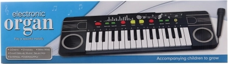 Piano electrónico infantil con micrófono, 32 teclas