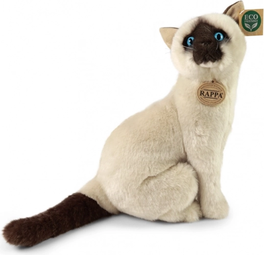 Gato siamés de peluche 30 cm eco friendly