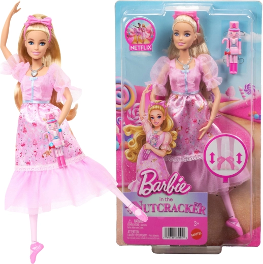 Barbie Cascanueces – bailarina Clara con camisón rosa