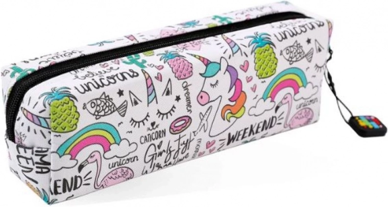 Estuche con motivo de unicornio