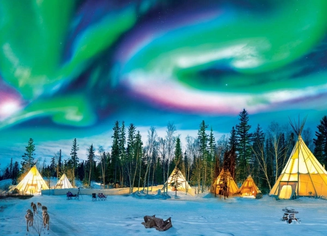 Puzzle Aurora boreal 1000 piezas EUROGRAPHICS