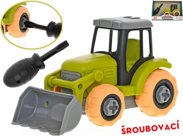 Tractor para atornillar de 14 cm con rueda libre