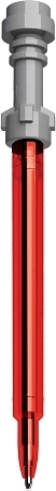 bolígrafo de gel LEGO Star Wars sable de luz – rojo