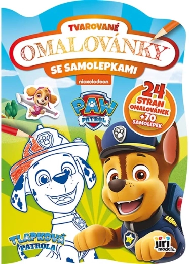 Libros para colorear troquelados Patrulla Canina con pegatinas
