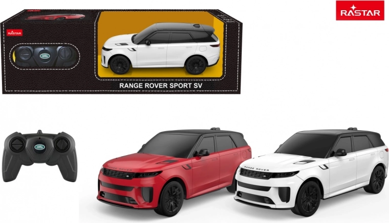 Coche RC 1:24 RANGE ROVER Sport SV rojo RASTAR
