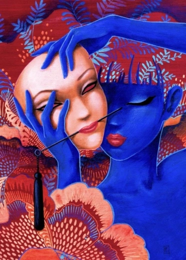 Puzzle Grafika Bas Les Masques de 500 piezas