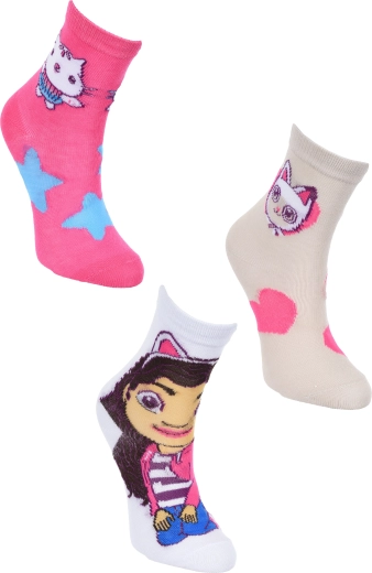 Calcetines infantiles La casa de muñecas de Gabby - set de 6 pares