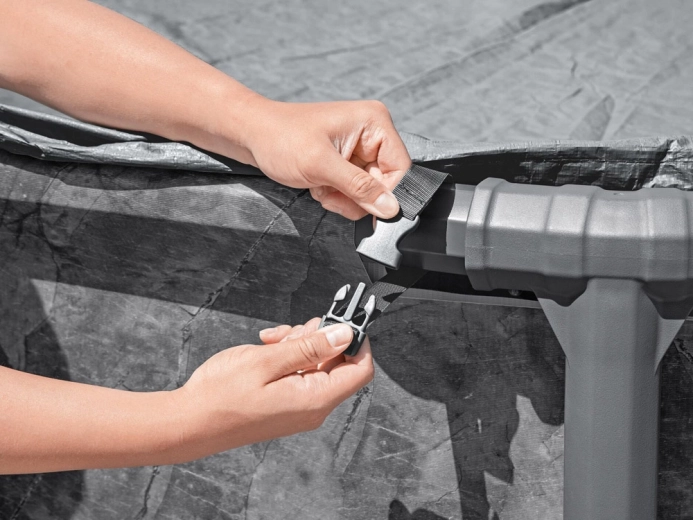 Fijación segura contra el viento