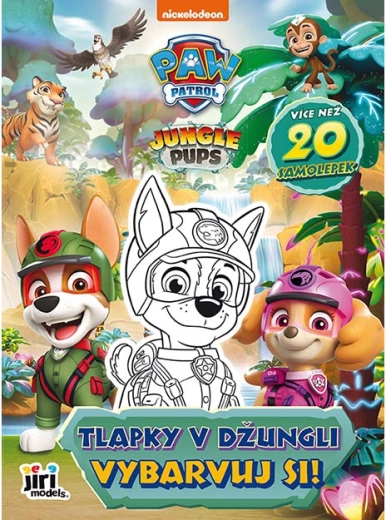 Libro para colorear Patrulla Canina: Patas en la jungla