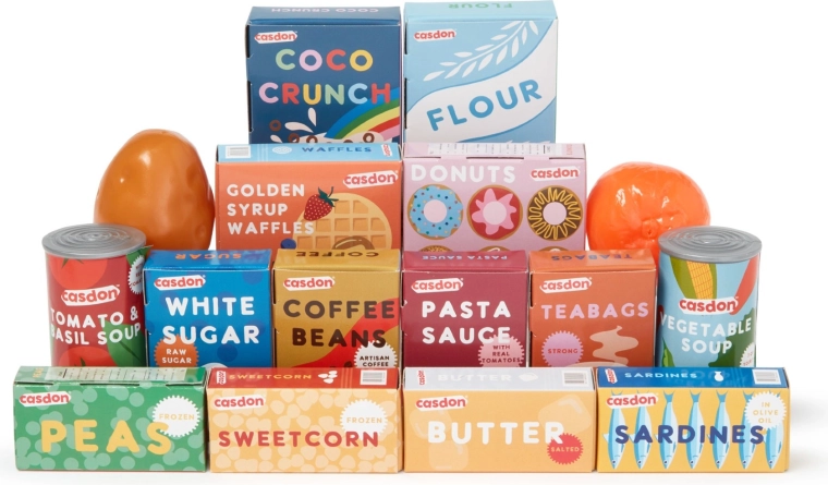 Un completo set de alimentos para un juego realista