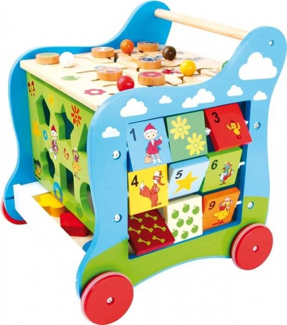 Andador y cubo de motricidad Small Foot Sandmann