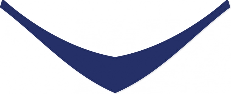 Pañuelo azul marino para juguetes de peluche
