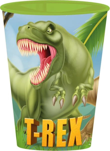 Vaso de plástico Dinosaurio 260 ml