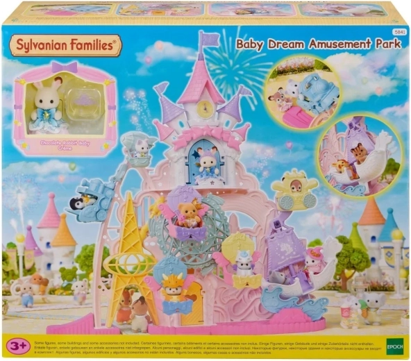 Parque de atracciones Sylvanian Families con figuras