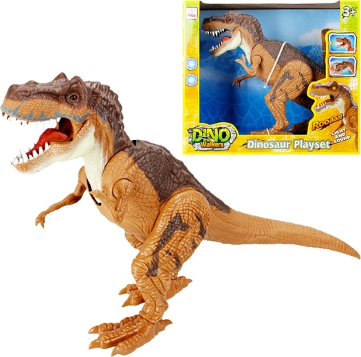 Dinosaurio T‑Rex con luz y sonido