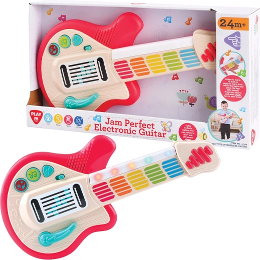 Guitarra electrónica a pilas PLAYGO Jam Perfect
