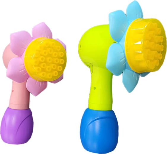 Pompas de jabón Flor – pistola automática de burbujas, mezcla de colores