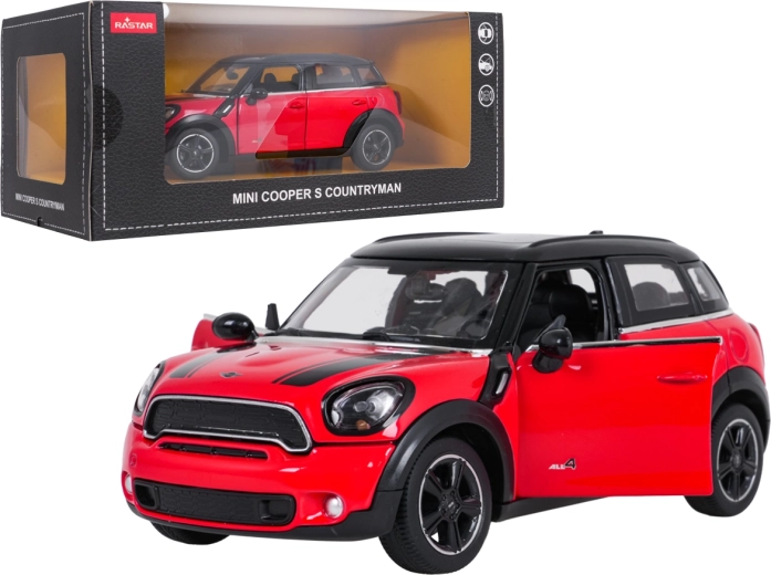 Modelo metálico MINI Countryman 1:24 rojo RASTAR