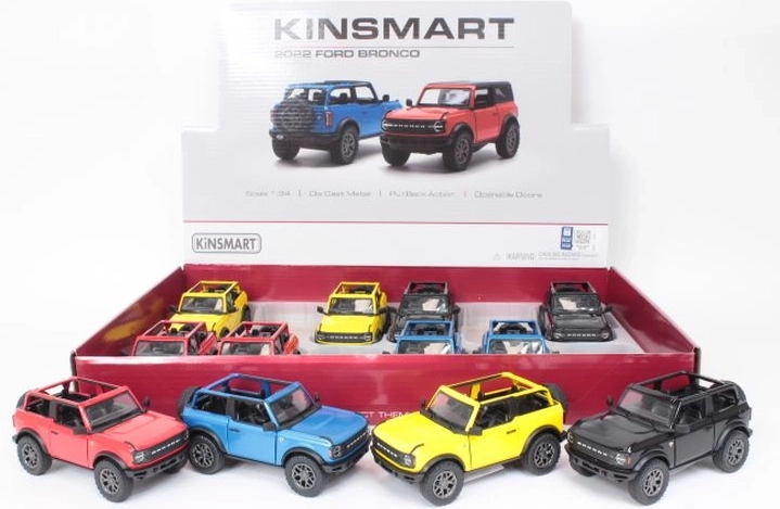 Ford Bronco open top 2022 – modelo metálico con propulsión de cuerda