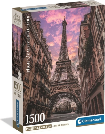 Motivo romántico de París en alta calidad de impresión